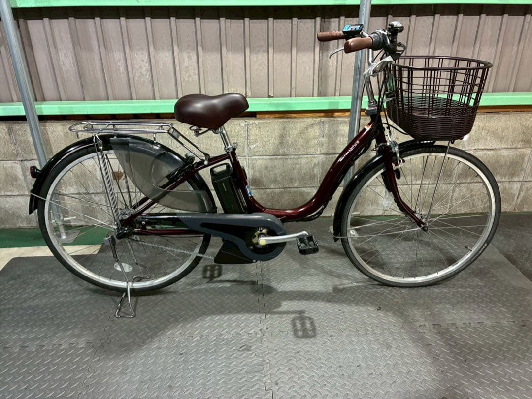 №8600 電動自転車　ヤマハ　パスナチュラ 26インチ ブラウン