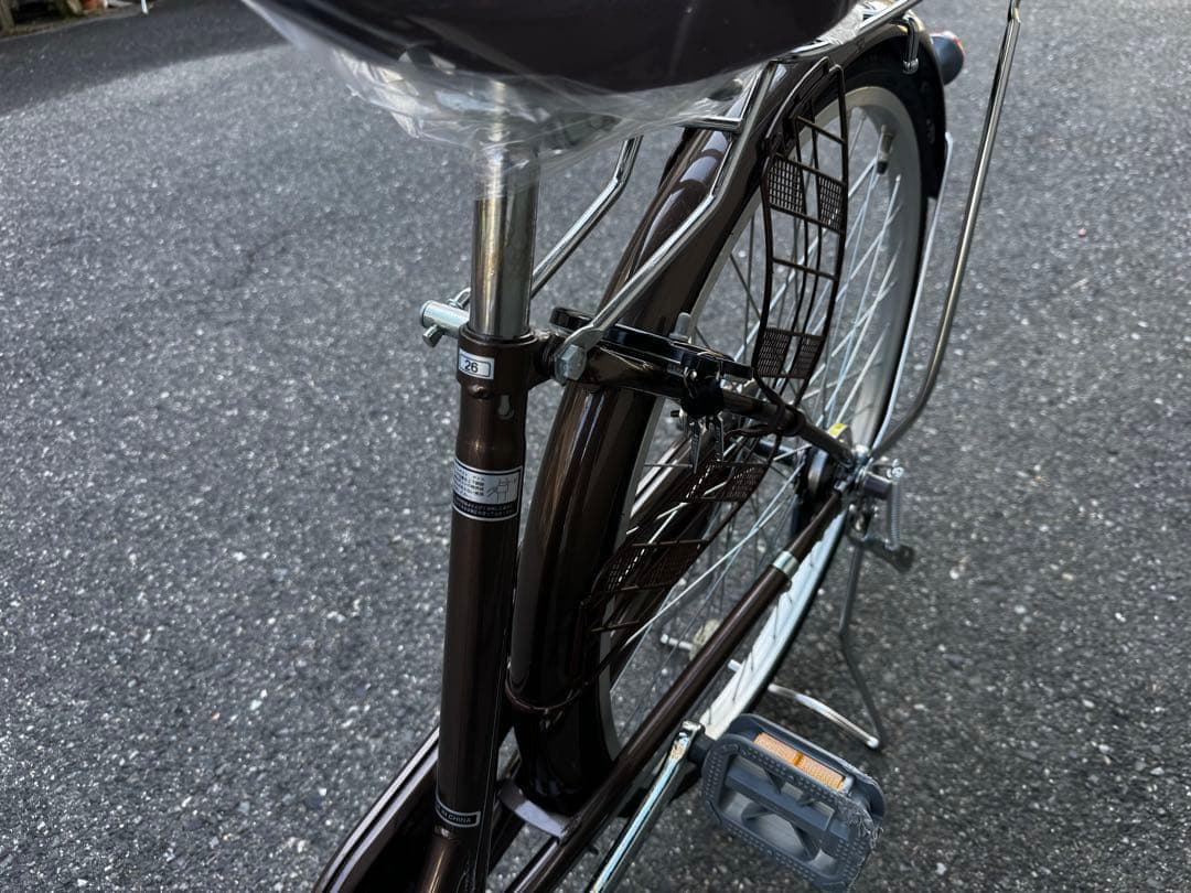 367番　全車両格安販売‼️ 26インチ オートライト　シティサイクルママチャリ