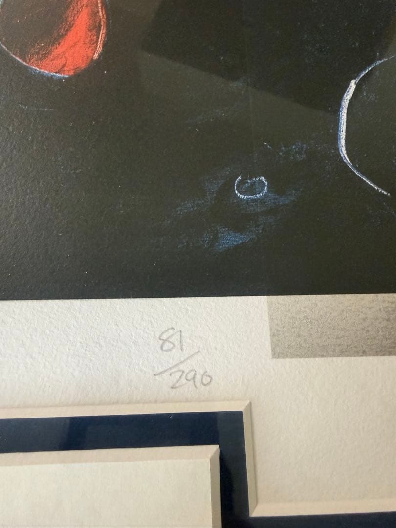 ロニー・ウッド「Stray Cat Blues」額装 版画 81/290