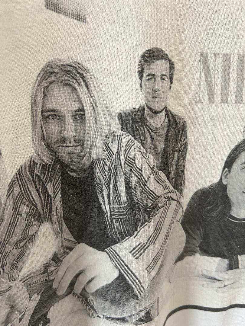 90s ビンテージ NIRVANA ニルヴァーナ フォト　Tシャツ　XL