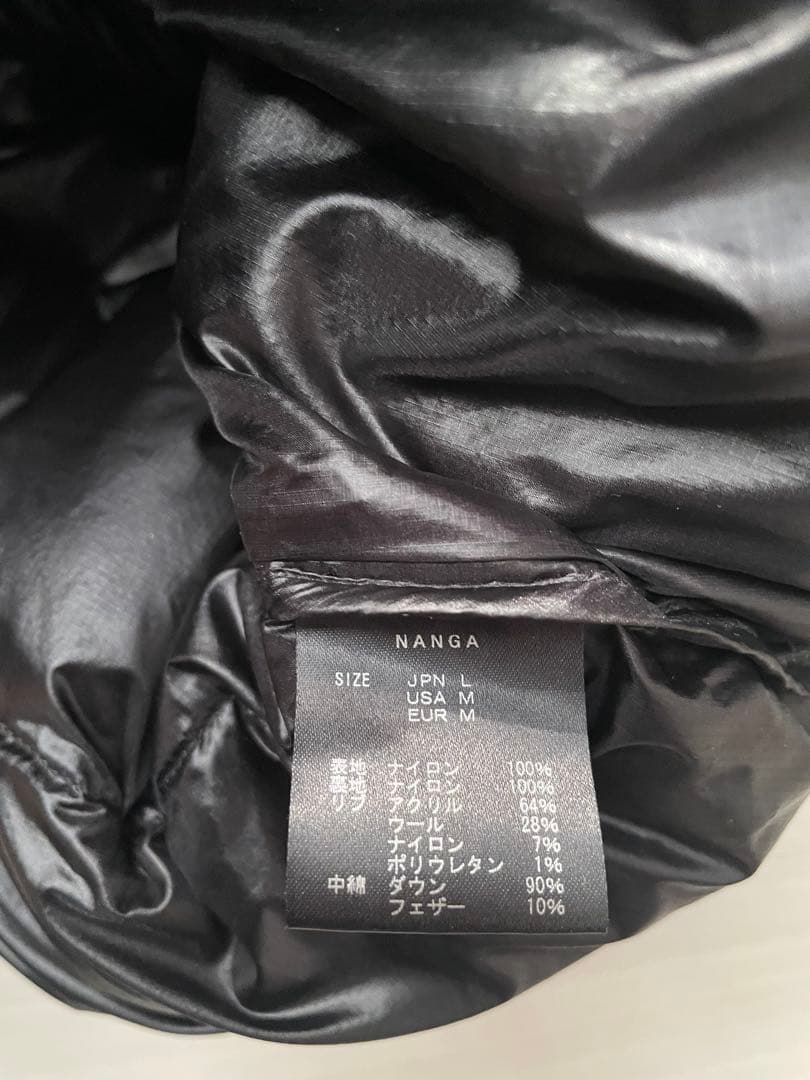 ジャケット・アウター NANGA atmos DOWN JACKET BLACK L