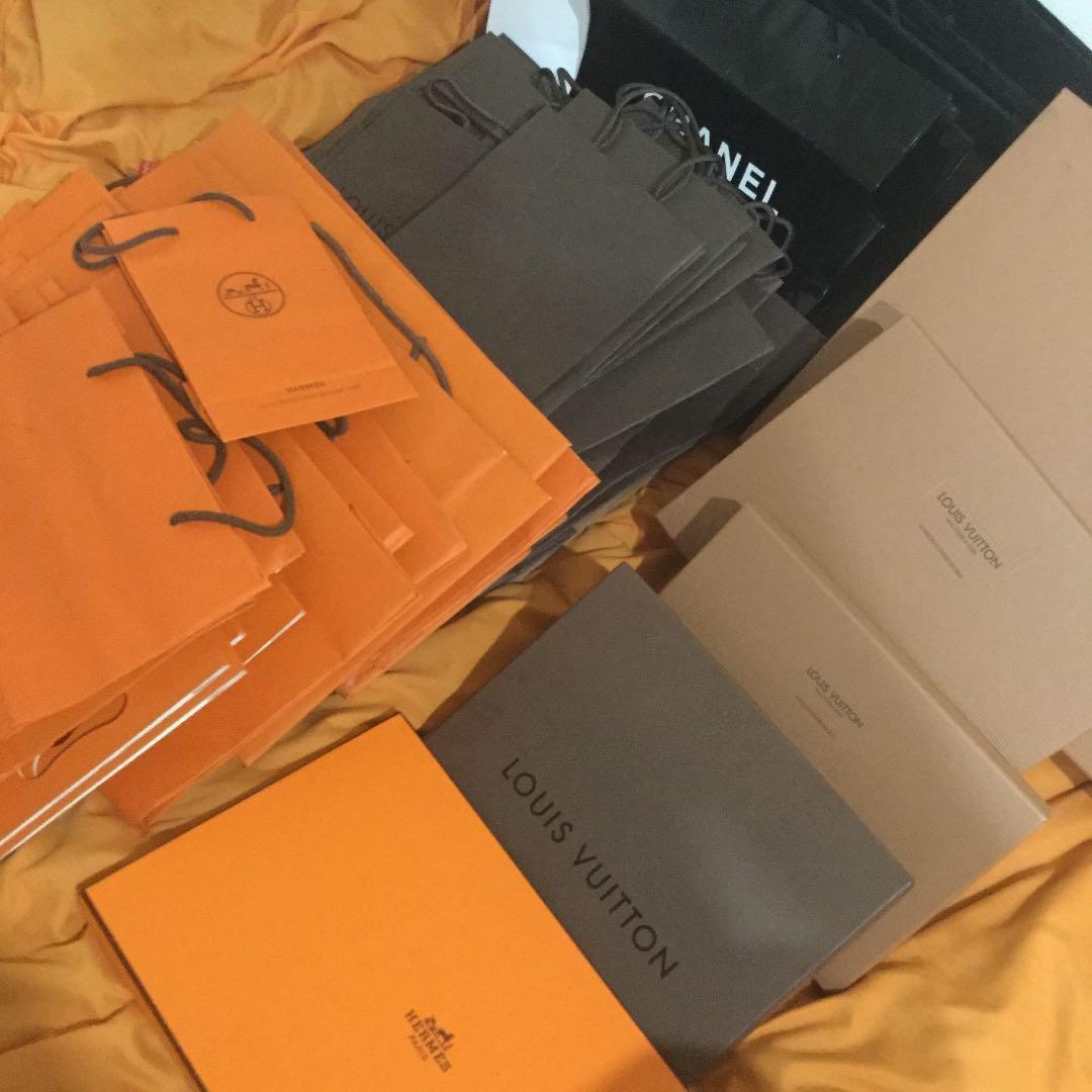 シャネル エルメス LV ショッパー大量72枚セット