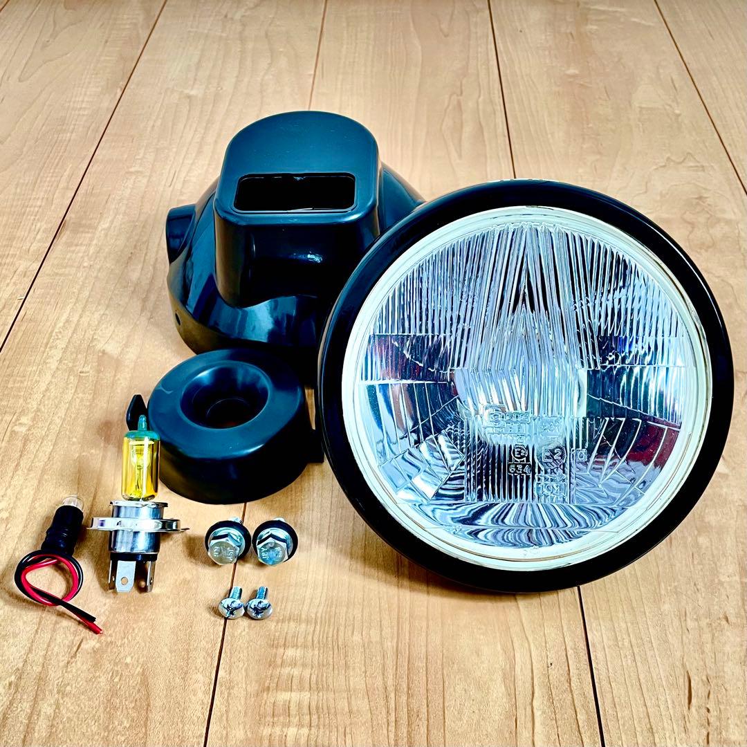 当時物 CIBIE シビエ 凹み ヘッドライト 160 CB250T マーシャル