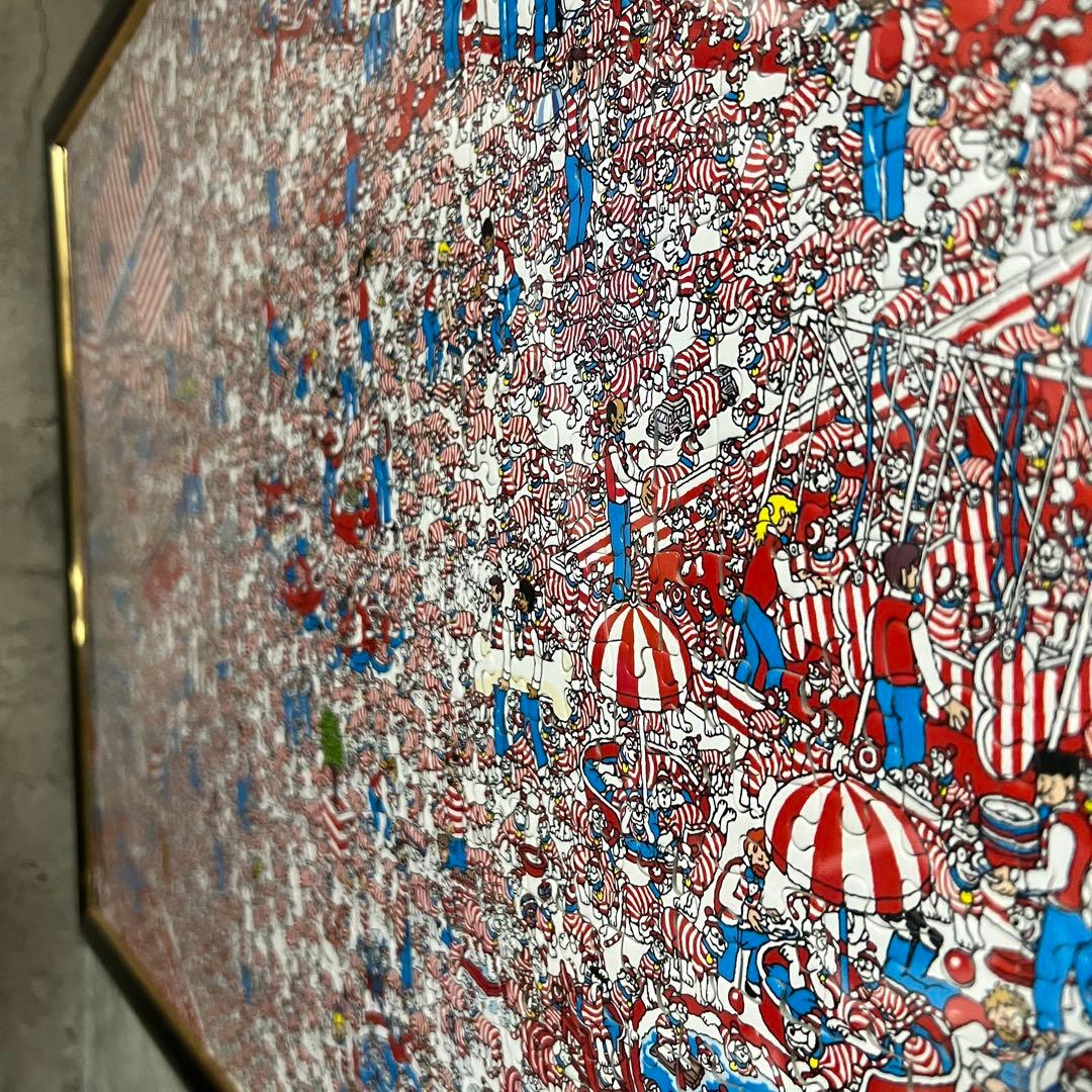 ウォーリーをさがせ　ビンテージ　ジグソーパズル　アンティーク　アメリカン　トイ