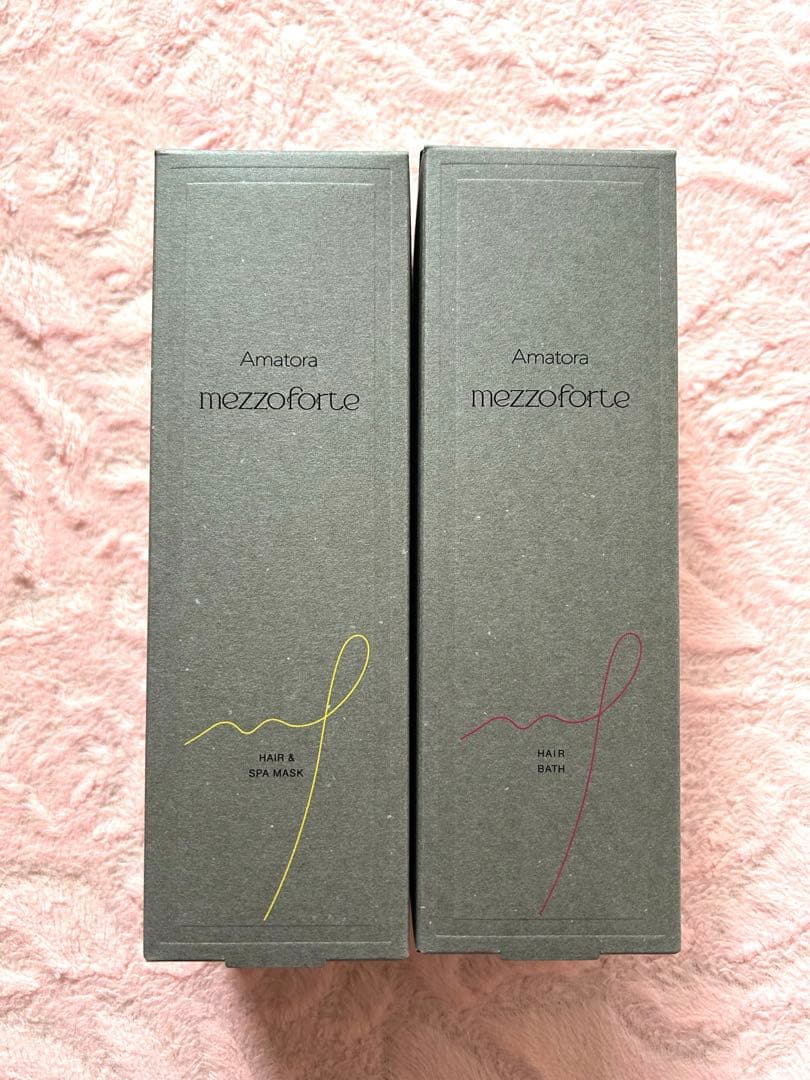 Amatora mezzoforte ヘアバスSとヘア＆スパマスクS