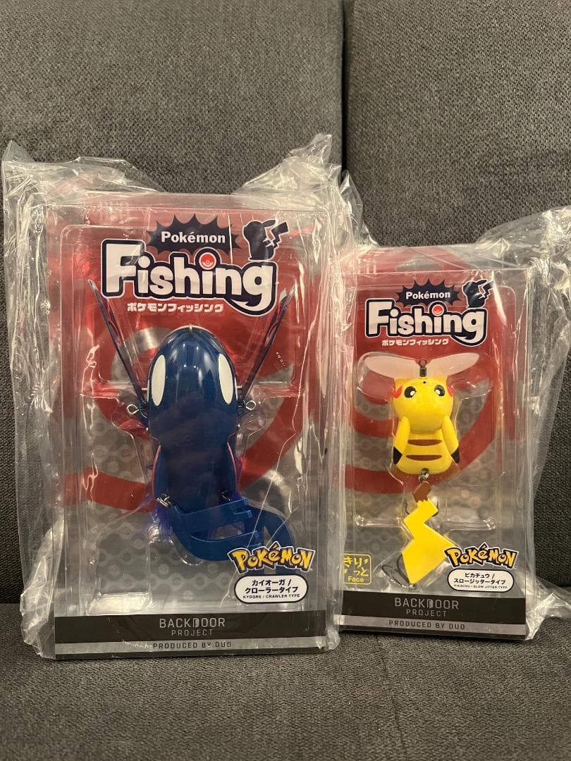 DUO ポケモンフィッシング ピカチュウ　カイオーガ　2点セット