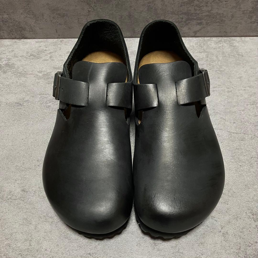 新品　ビルケンシュトック　ボストン　ナロー幅　オイルドレザー　ブラック　2234