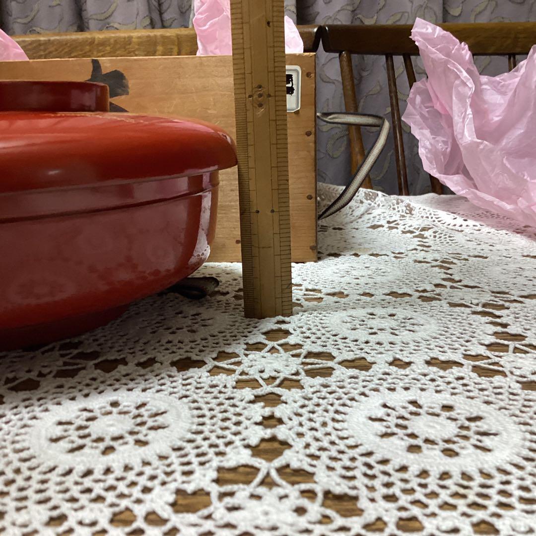 k2f6朱漆器 菓子器 喰籠　金色の松と鶴