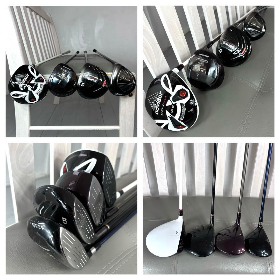 本格派 メンズゴルフクラブ 11本 フルセット ゴルフセット お試し　初心者向け