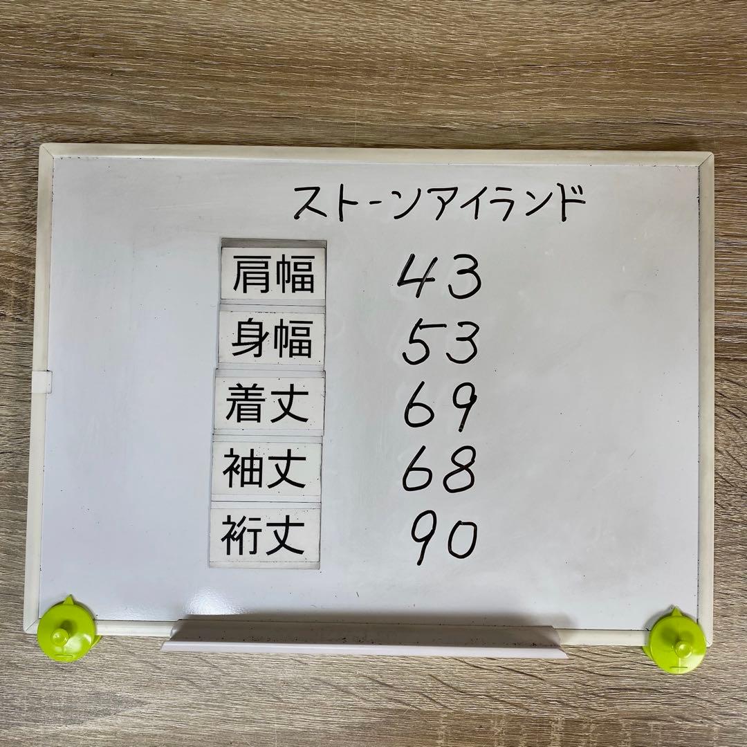 ストーンアイランド　長袖ニット　リブ　ブラック　L