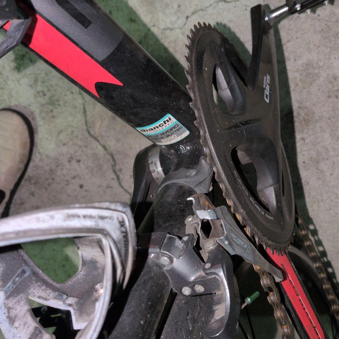 早い者勝ち‼️Bianchi ロードバイク ブラック/レッド 正規店購入 セール