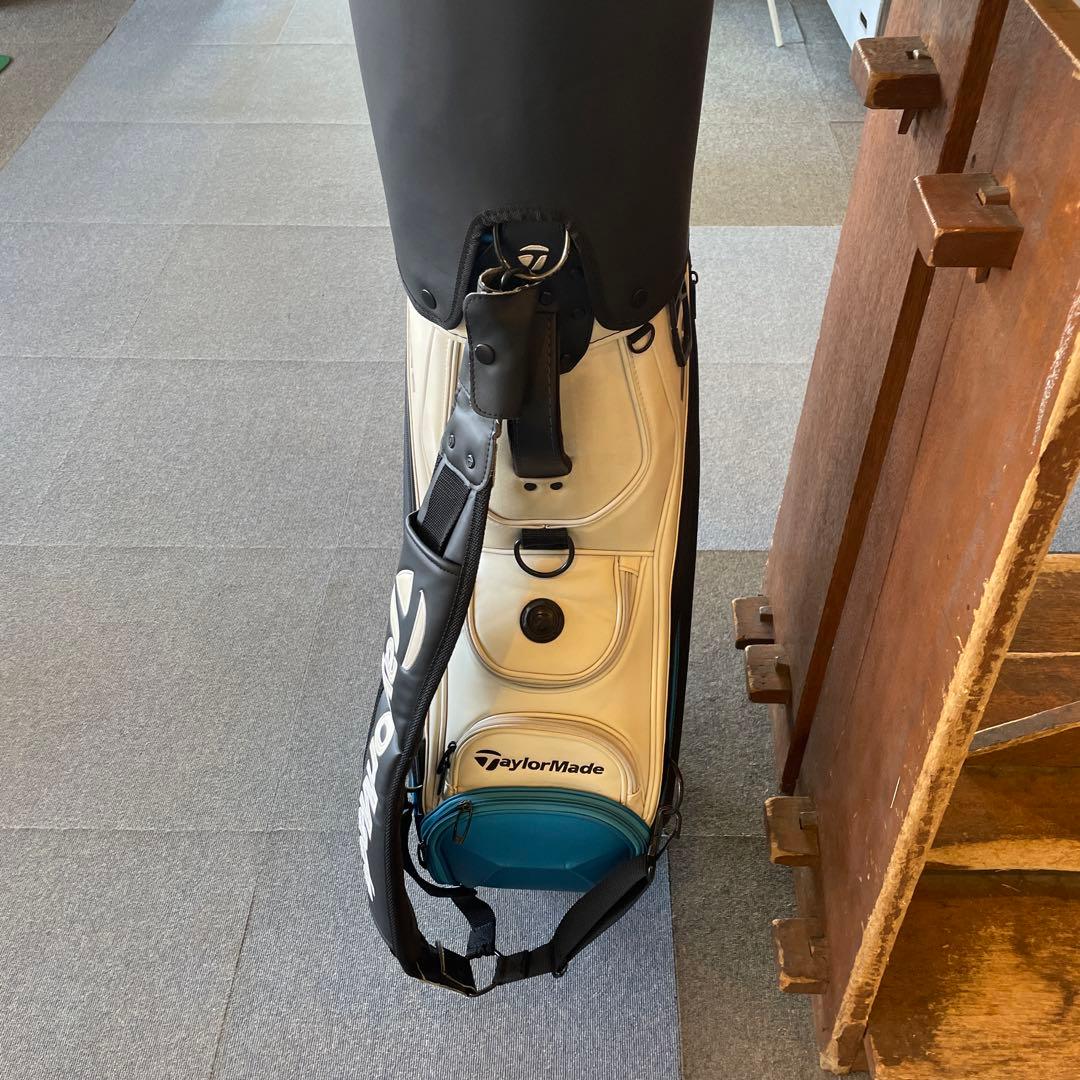 TaylorMade キャディバッグ ブラック/ホワイト/ブルー