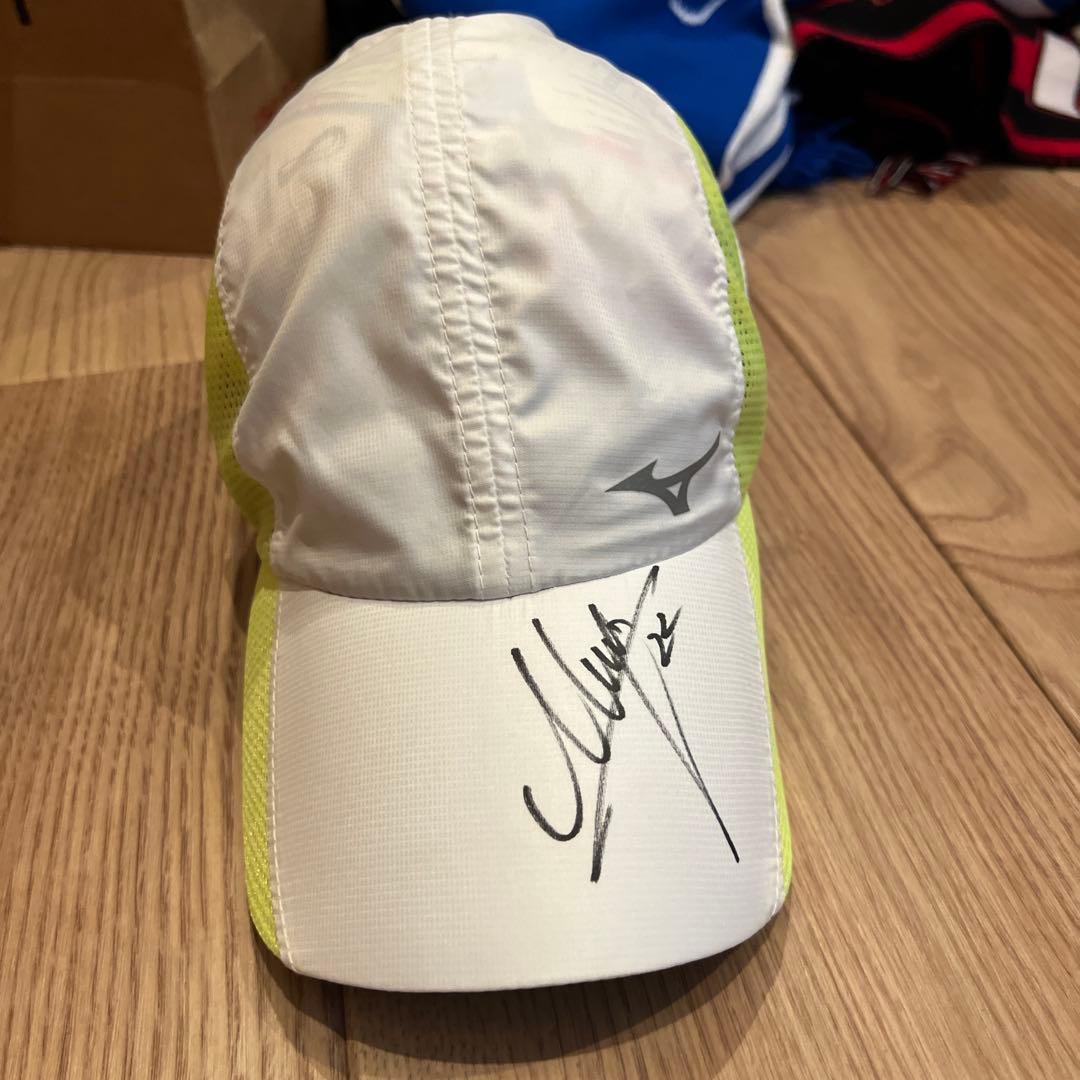 吉田麻也直筆サイン入りMIZUNOキャップ 日本代表