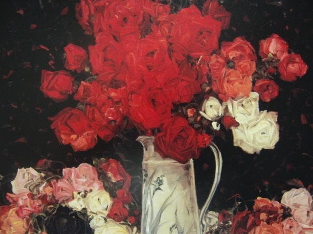 斎藤由比【幸福】希少画集画、状態良好、新品高級額装付