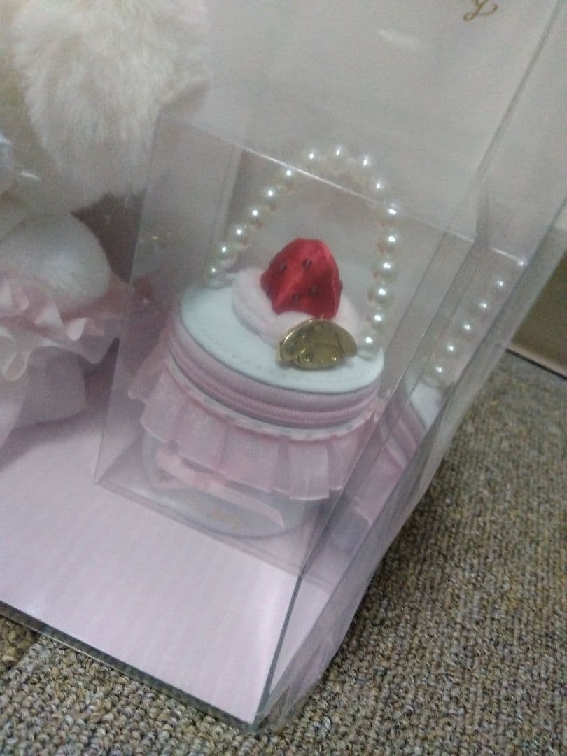 サンリオいちごホイップケーキマイメロディぬいぐるみ アクセサリーケースセット
