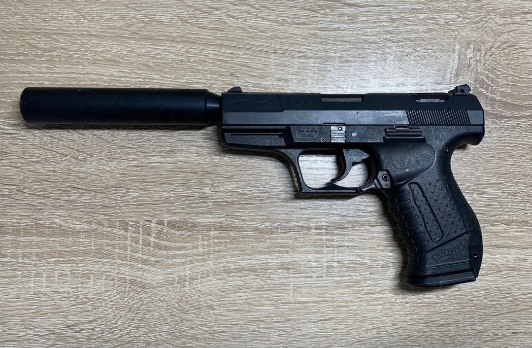 マルゼン ワルサーP99 FS サイレンサー 固定スライドガスガン マガジン2本