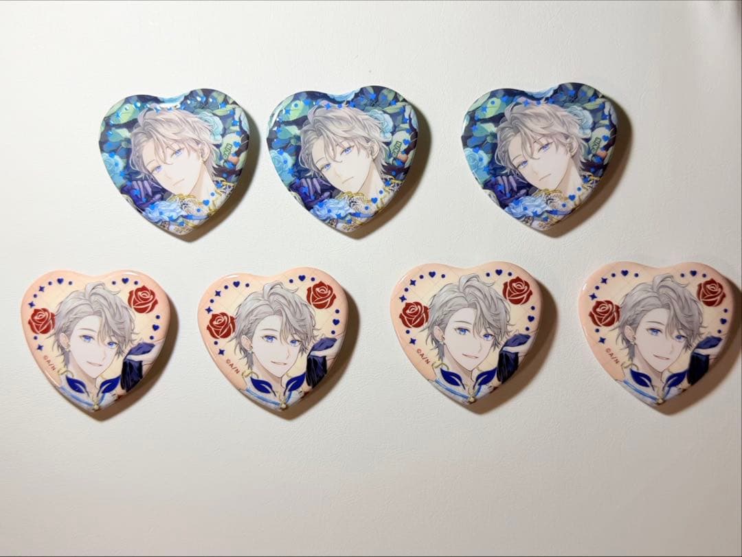にじさんじ Rose バレンタイン 缶バッジ 甲斐田晴 7個セット
