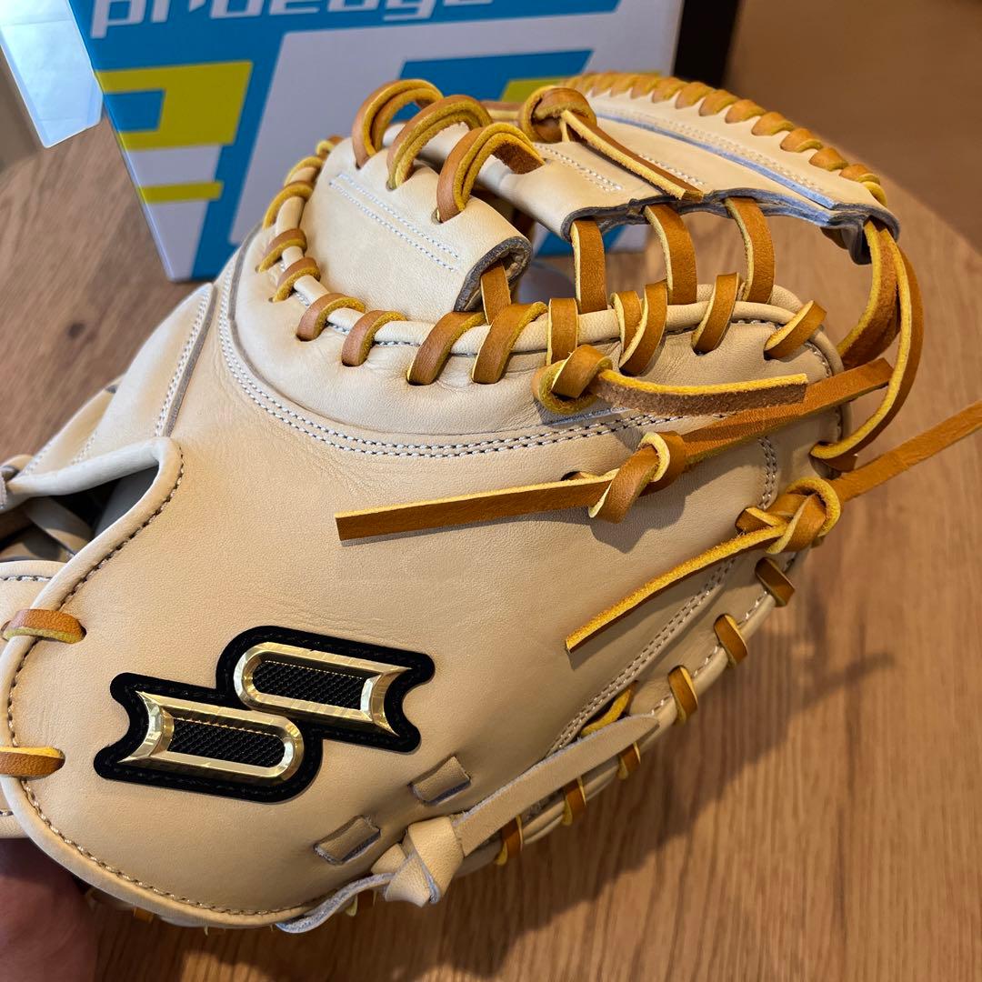 新品 硬式用 SSK キャッチャーミット キャメル