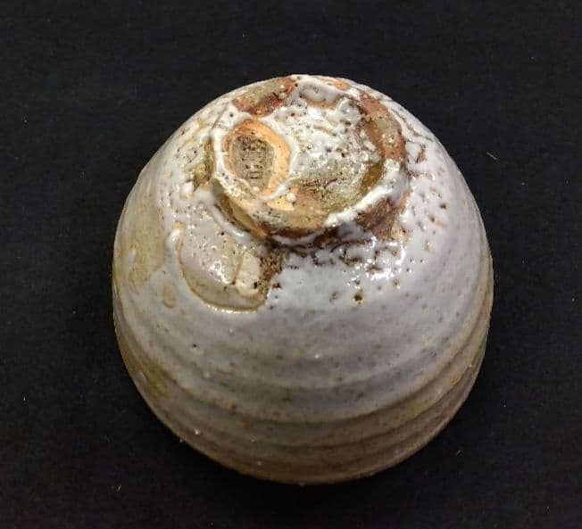 茶道具 茶碗 朝日焼 梅花皮はぜ釉 74代 豊斎 松林豊斎 猶香庵