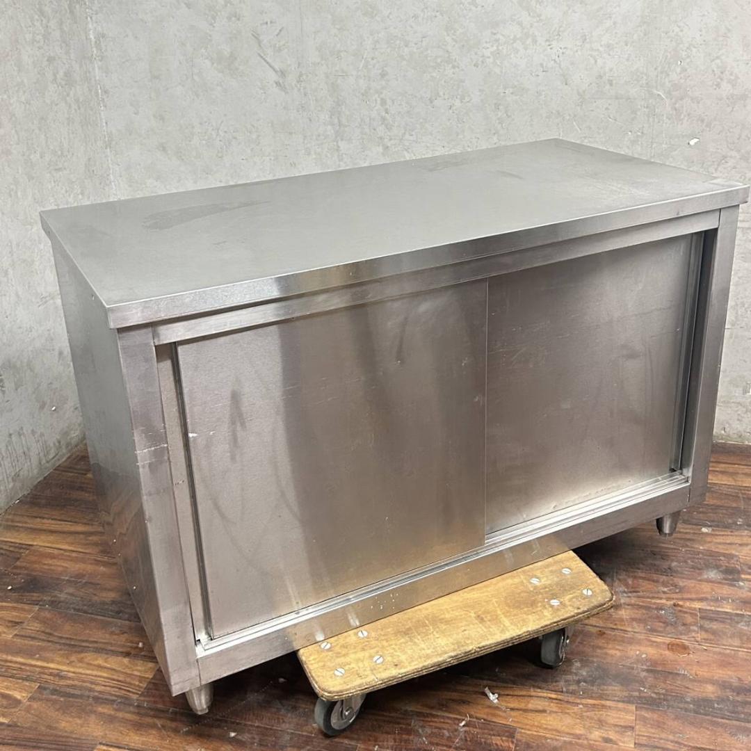 ステンレス作業台 W120×D60×H80cm 業務用 作業台 調理台 ガス台