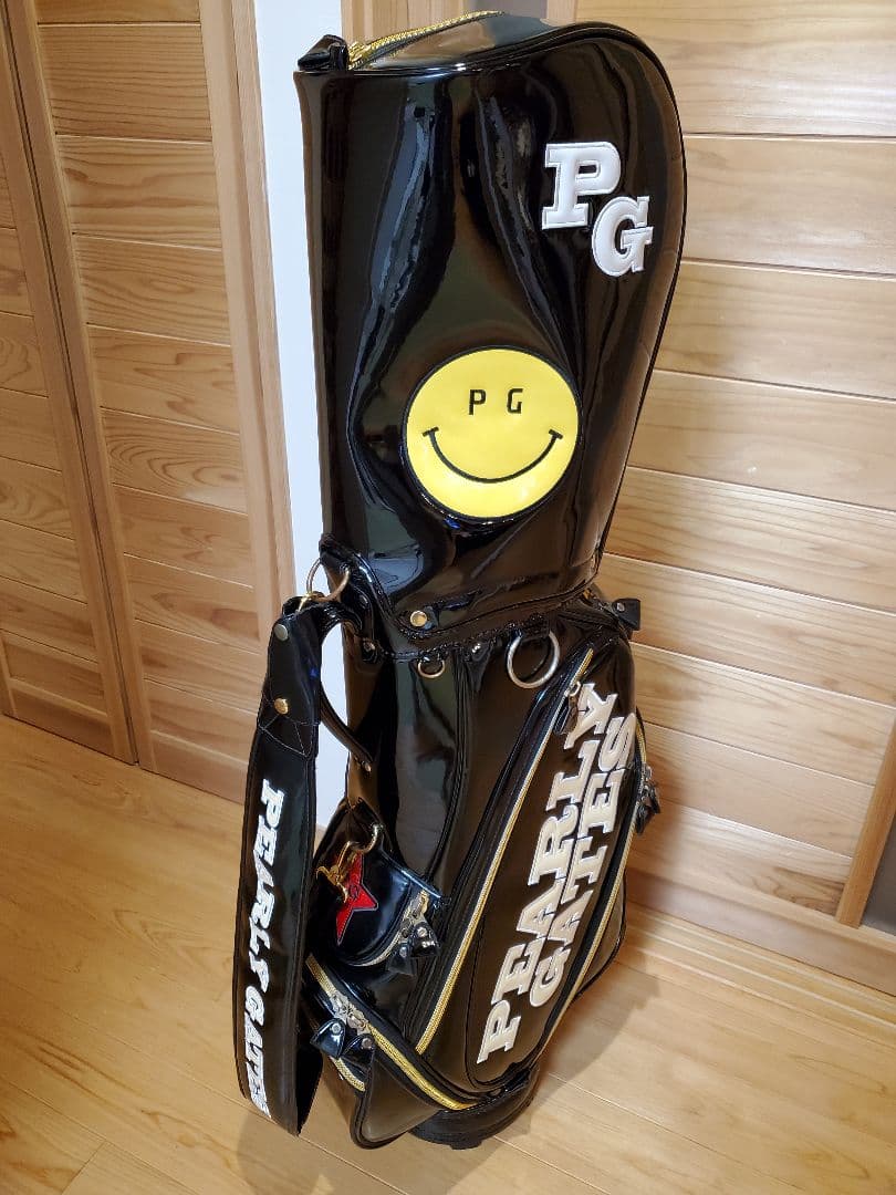 PEARLY　GATES　ゴルフバッグ　キャディバッグ ブラック　美品