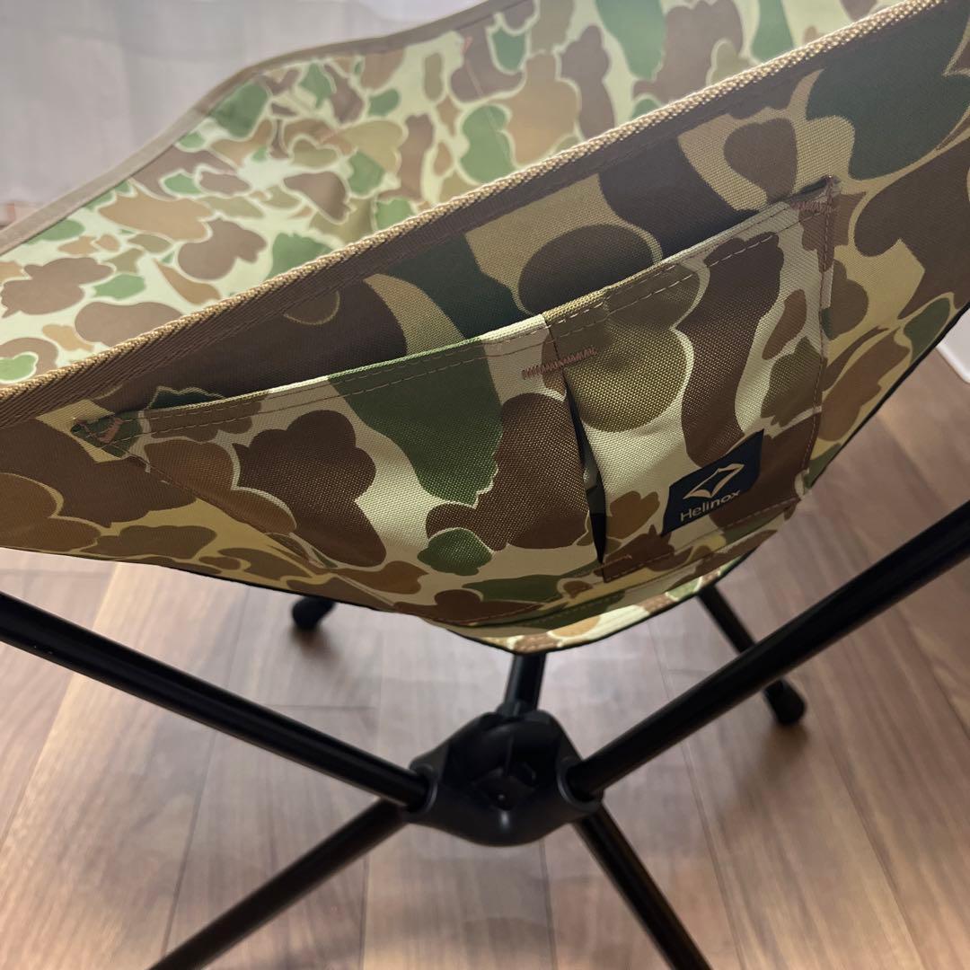 ヘリノックス　タクティカルサンセットチェア　ダックハンターカモ