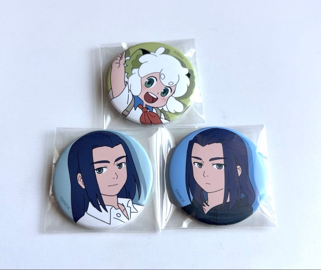 羅小黒戦記　缶バッジ　シャオヘイ　無限　ムゲン