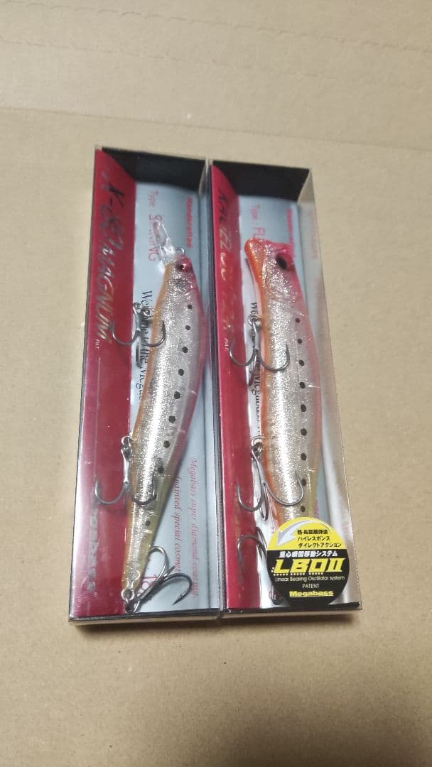 メガバス　カゲロウ124F　X-80マグナム　GLXワンガントワイライト　セット