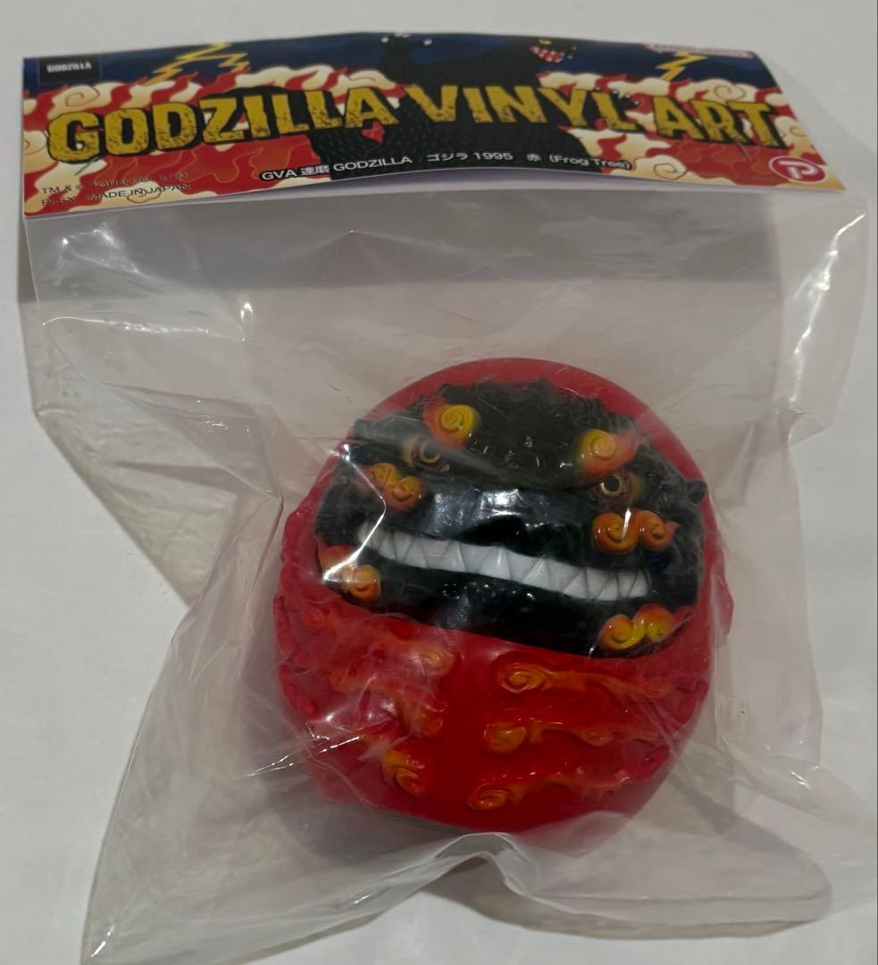 GVA達磨GODZILLA ゴジラ1995赤 Frog Tree