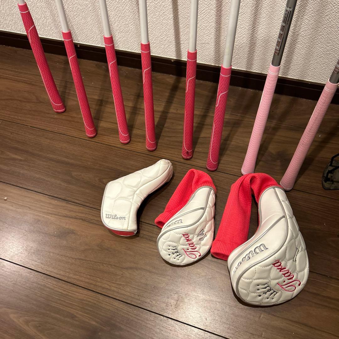 ウィルソン他　レディースL 右利き　ハーフゴルフセット