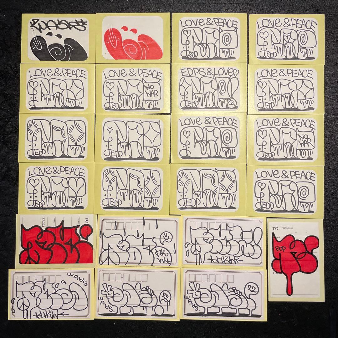Graffiti グラフィティ ストリート 手描き ペイント ステッカー 大量
