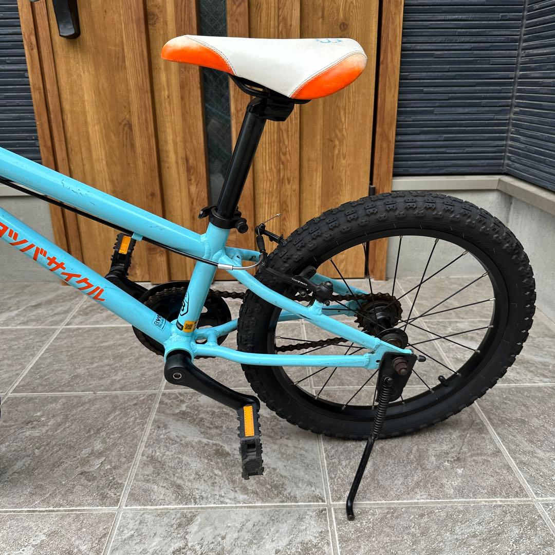 みつき　ヨツバサイクル　18インチ　ラムネブルー　直接手渡し希望