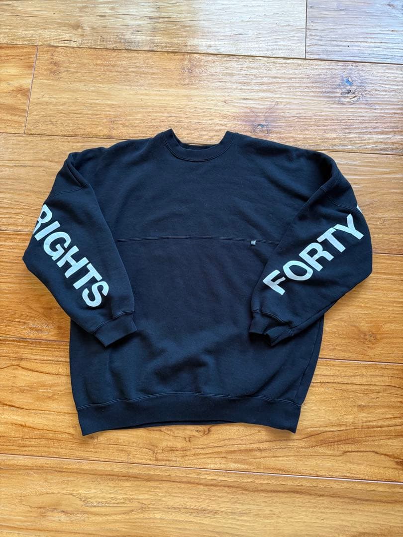 【FORTY PERCENT AGAINST RIGHTS 】長袖 トレーナー