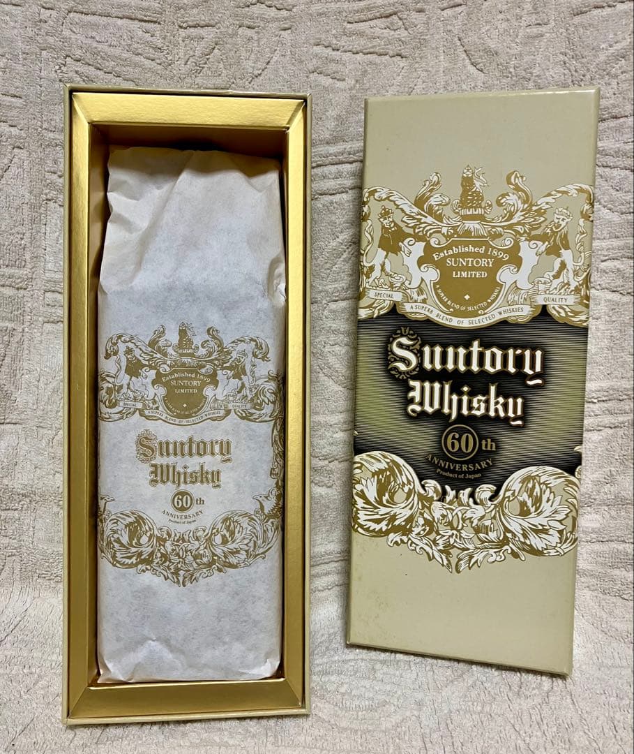 【専用】サントリーウイスキー 60周年記念【未開封品・外箱付】