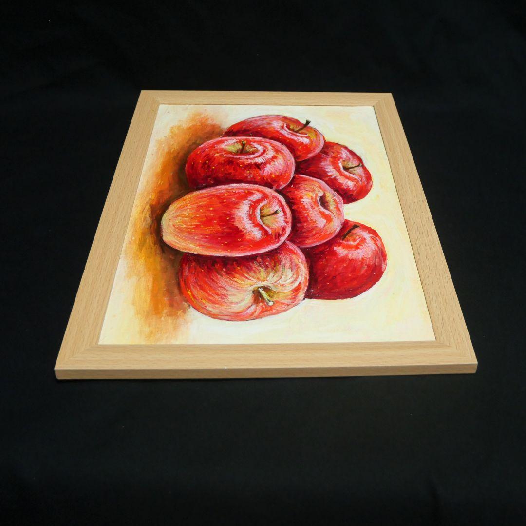 油絵 油彩 油彩画 絵画 絵【七つの林檎】