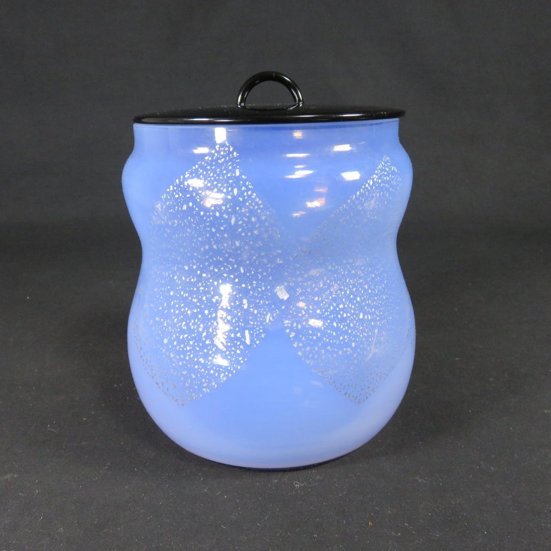 水指 水差 ガラス 茶道具 茶の湯 涼しげ ブルー さわやか