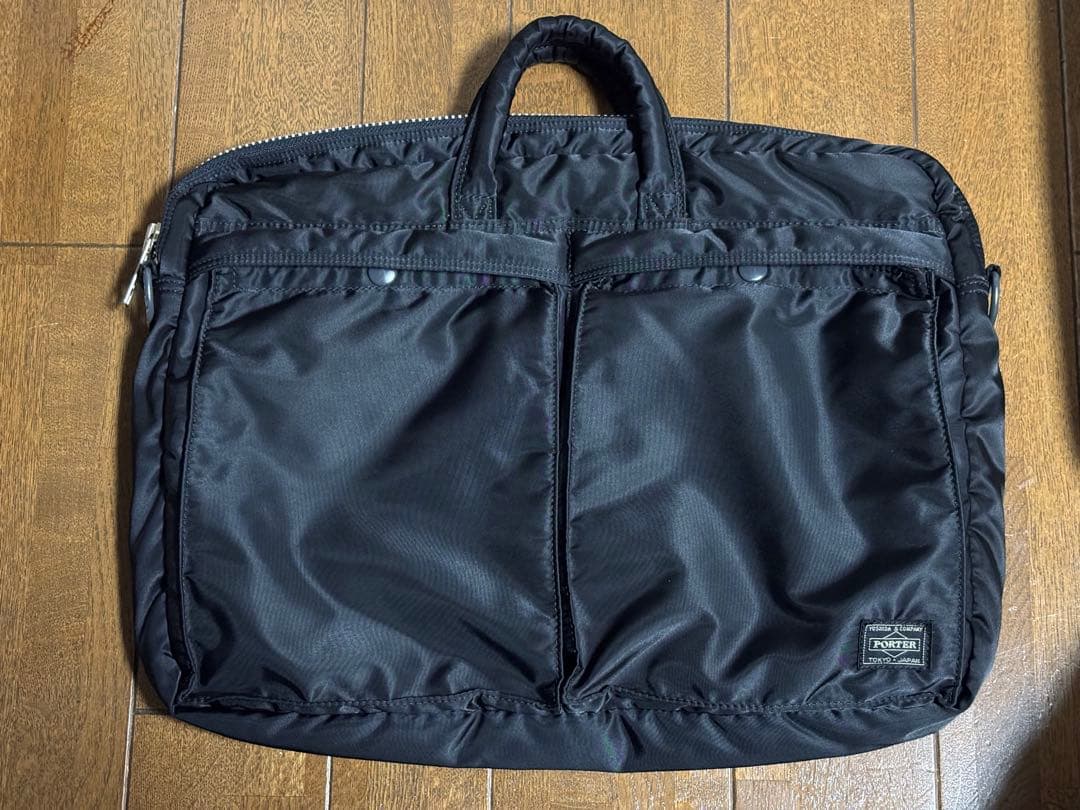 美品☆PORTERポーター 2wayショルダーバッグ ビジネスバッグ タンカー黒