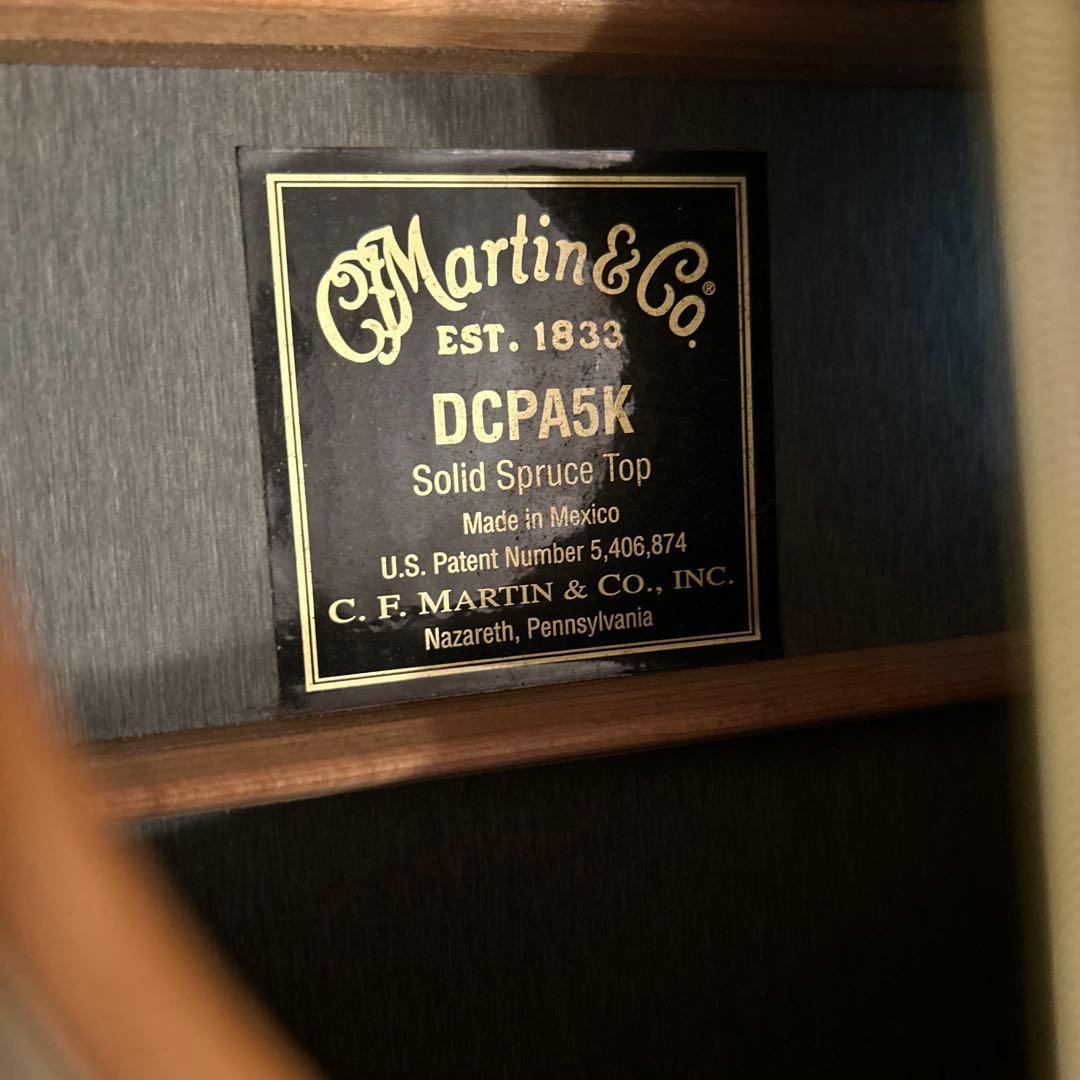 MARTIN DCPA5K アコースティックギター エレアコ　ケース付