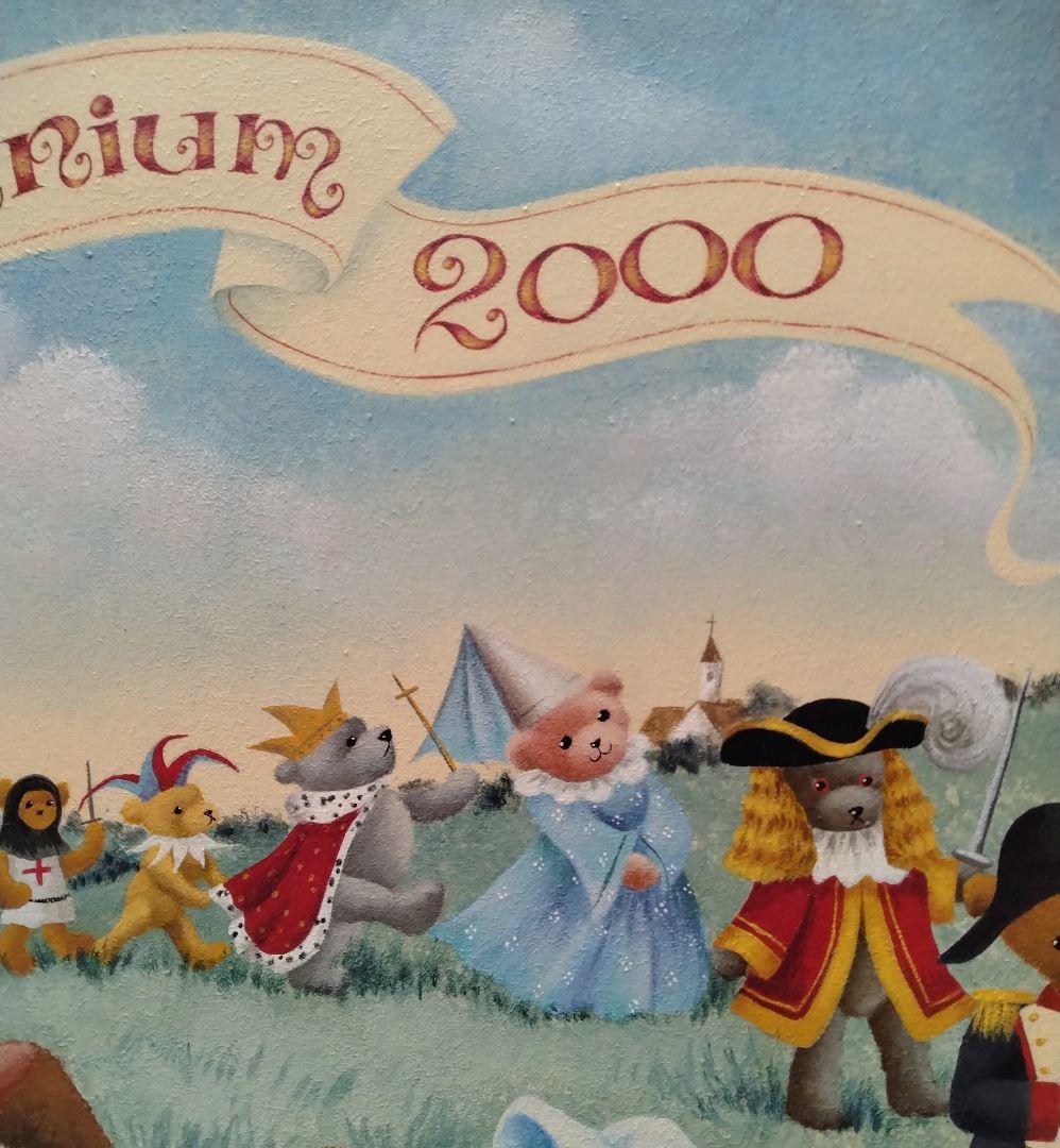 トールペイント特大作品　ベアの行進ミレニアム