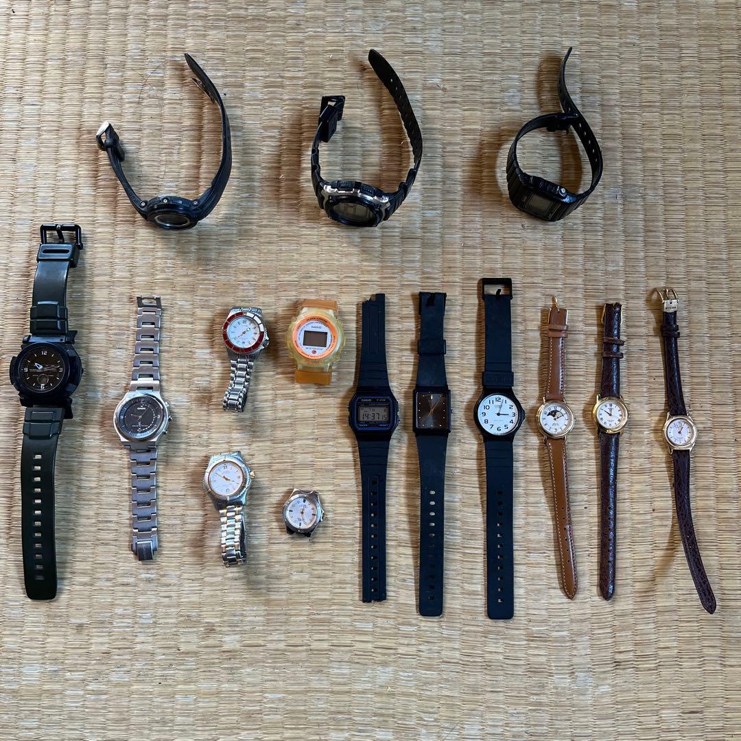 CASIO腕時計まとめ売り15点 ジャンク