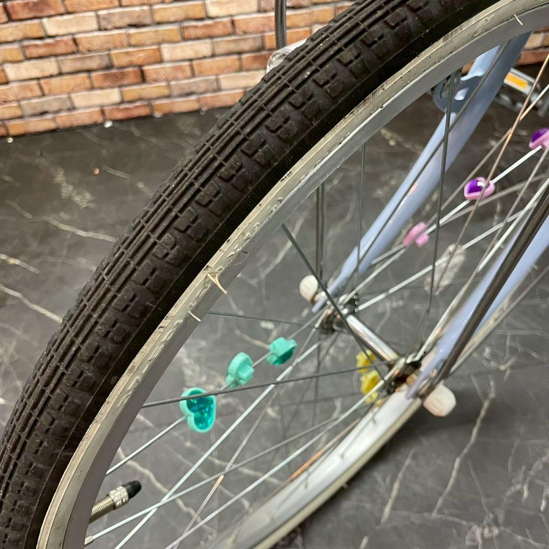 【78】子供用自転車 子供車 ブリヂストン Ricorina 水色 22インチ