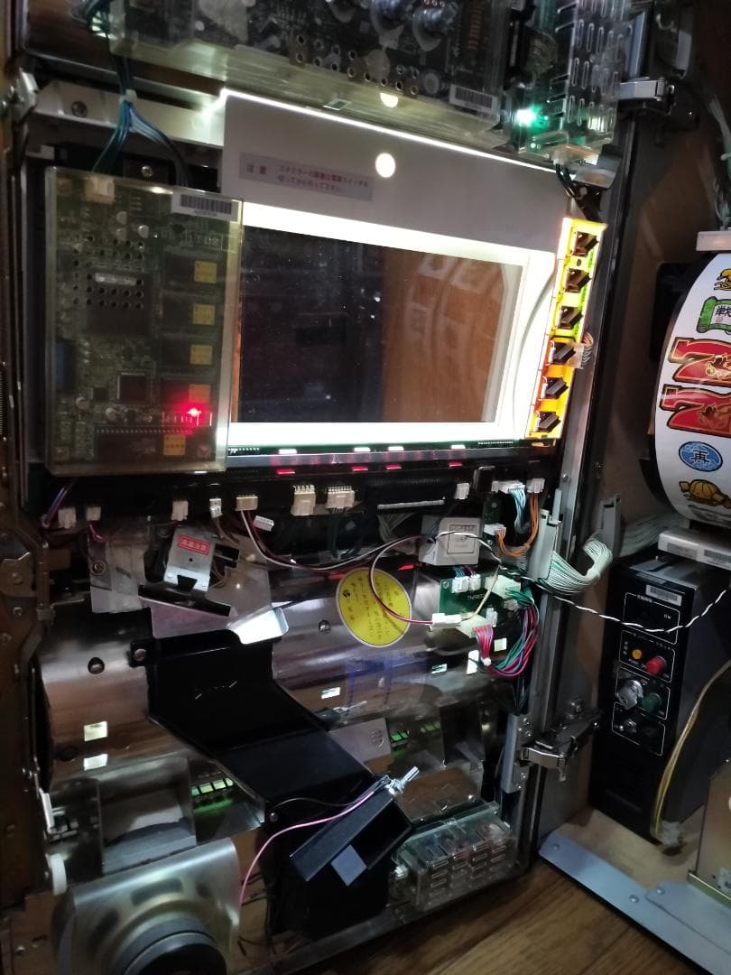 【パチスロ実機】山佐★天下布武R【オートプレイ付不要機付】４号機・希少台