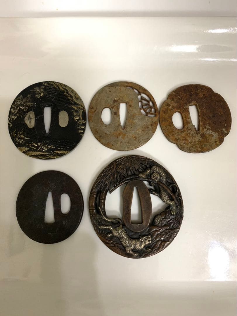 【刀の鍔】五枚組セット