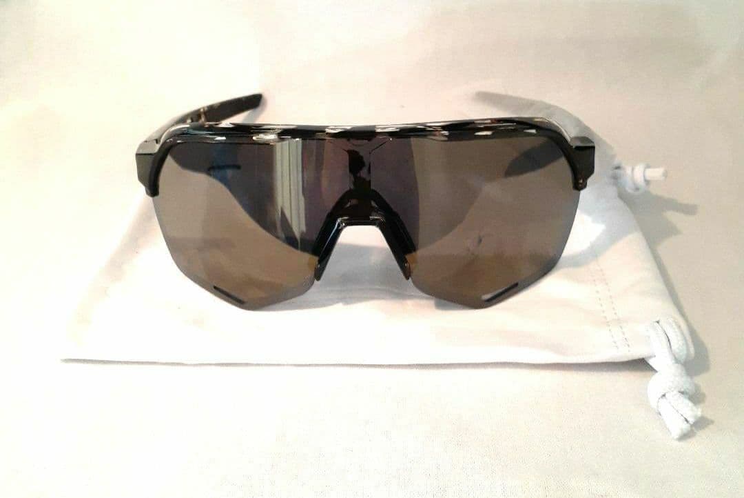 最新モデル 100% S2 グロスブラック ハバナ ワンハンドレッド サングラス