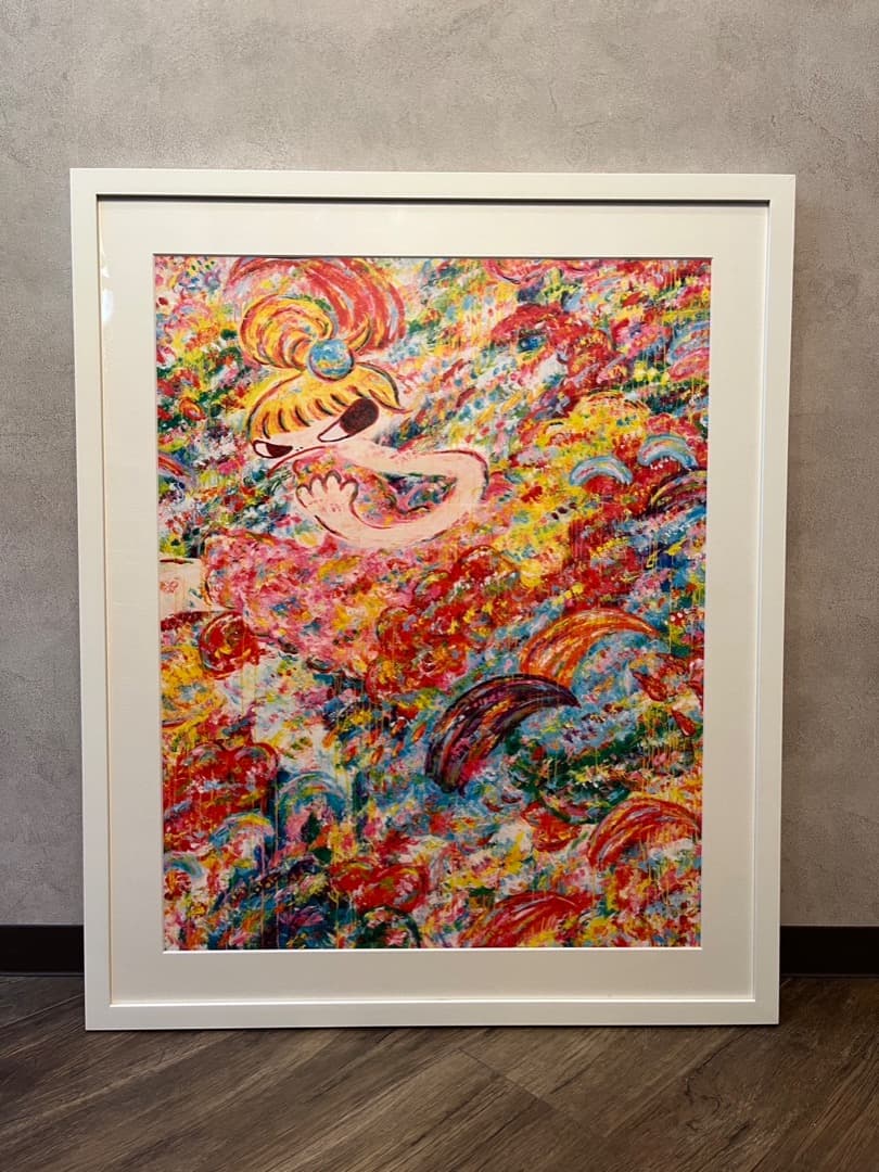 額装済 ロッカクアヤコ 作品展 公式ポスター