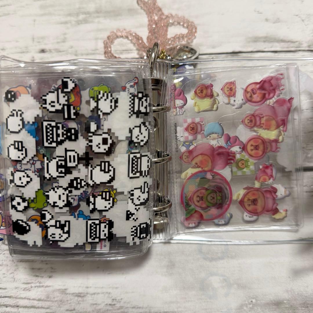 ボンボンドロップシール　シール帳　完成品　サンリオ　たまごっち　しずくちゃん