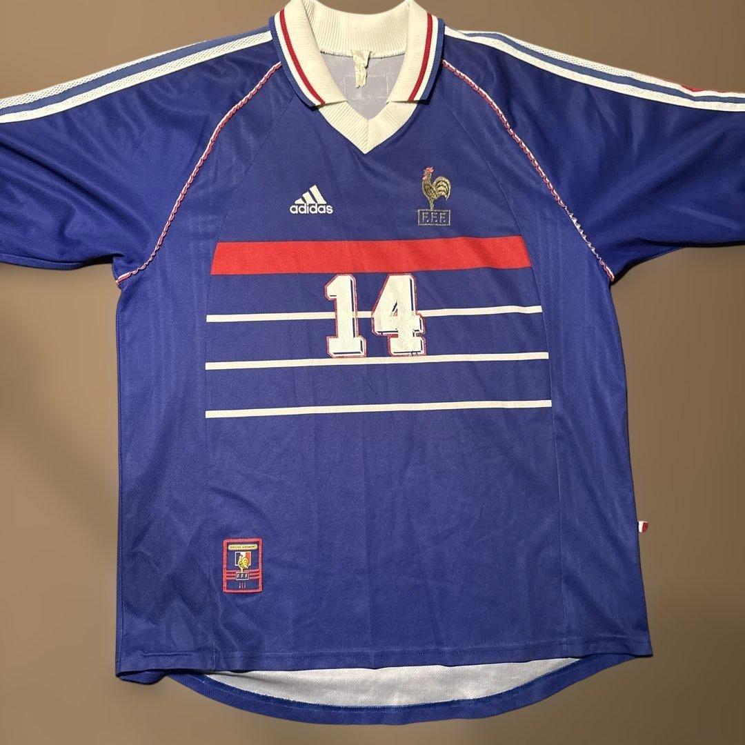 フランス代表 adidas シャツ ユニフォーム　98年　ワールドカップ　14