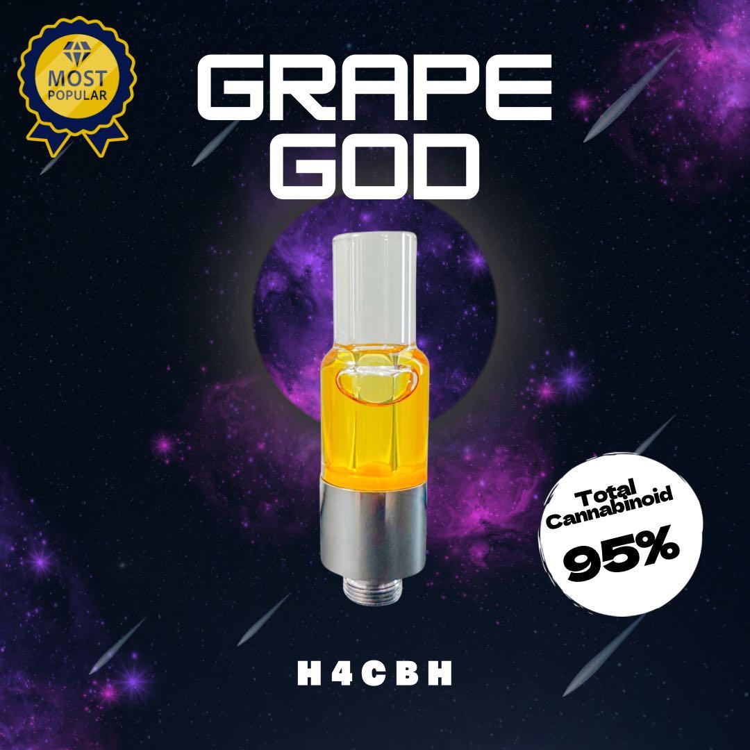 【人気No.1】霞の境GrapeGod H4CBH 1.0mlグレープゴッド3