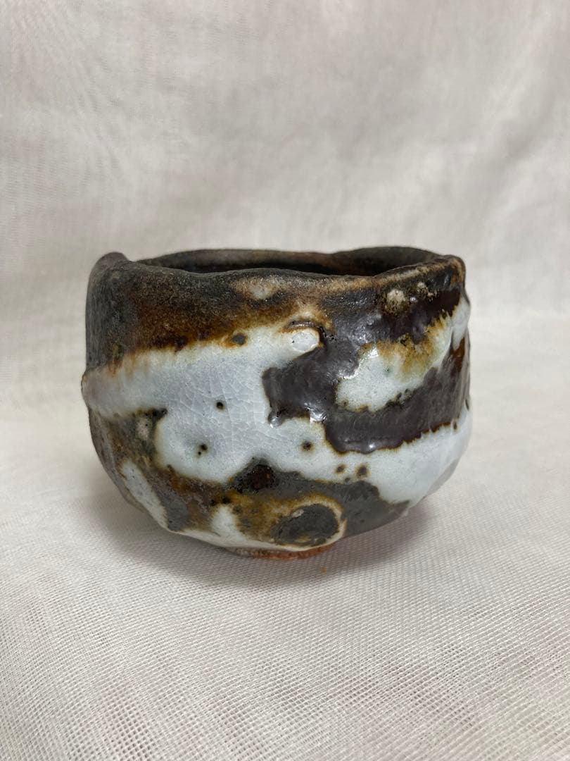 木戸貞昭／穴窯志野茶碗／A87