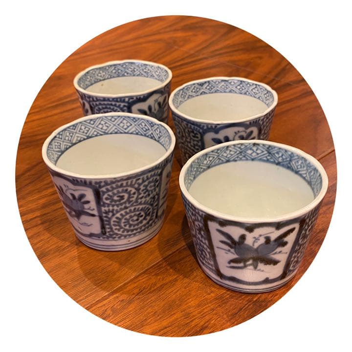 古伊万里　蕎麦猪口　4個セット